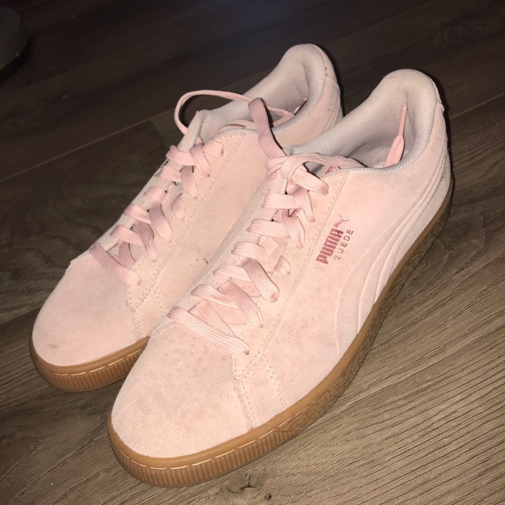 Puma pink sneakers